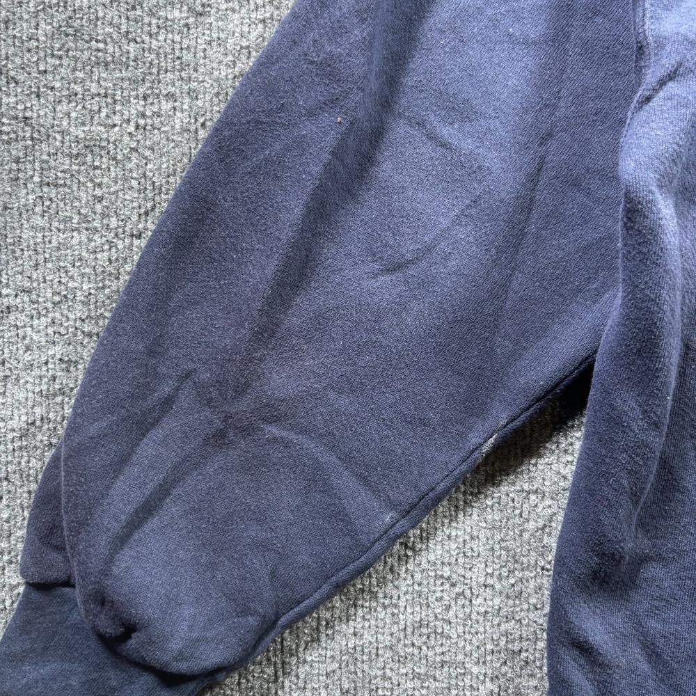 Vintage Lee Sweatshirt Mens XL Blue Chase Merchant Services 1/4 Zip Pullover - Picture 3 of 14